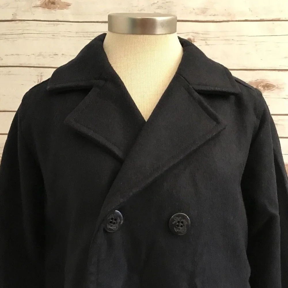 OLD NAVY Youth Fully Lined Collar Double Breasted Blue Jacket Coat Size XL (14) - Picture 2 of 12